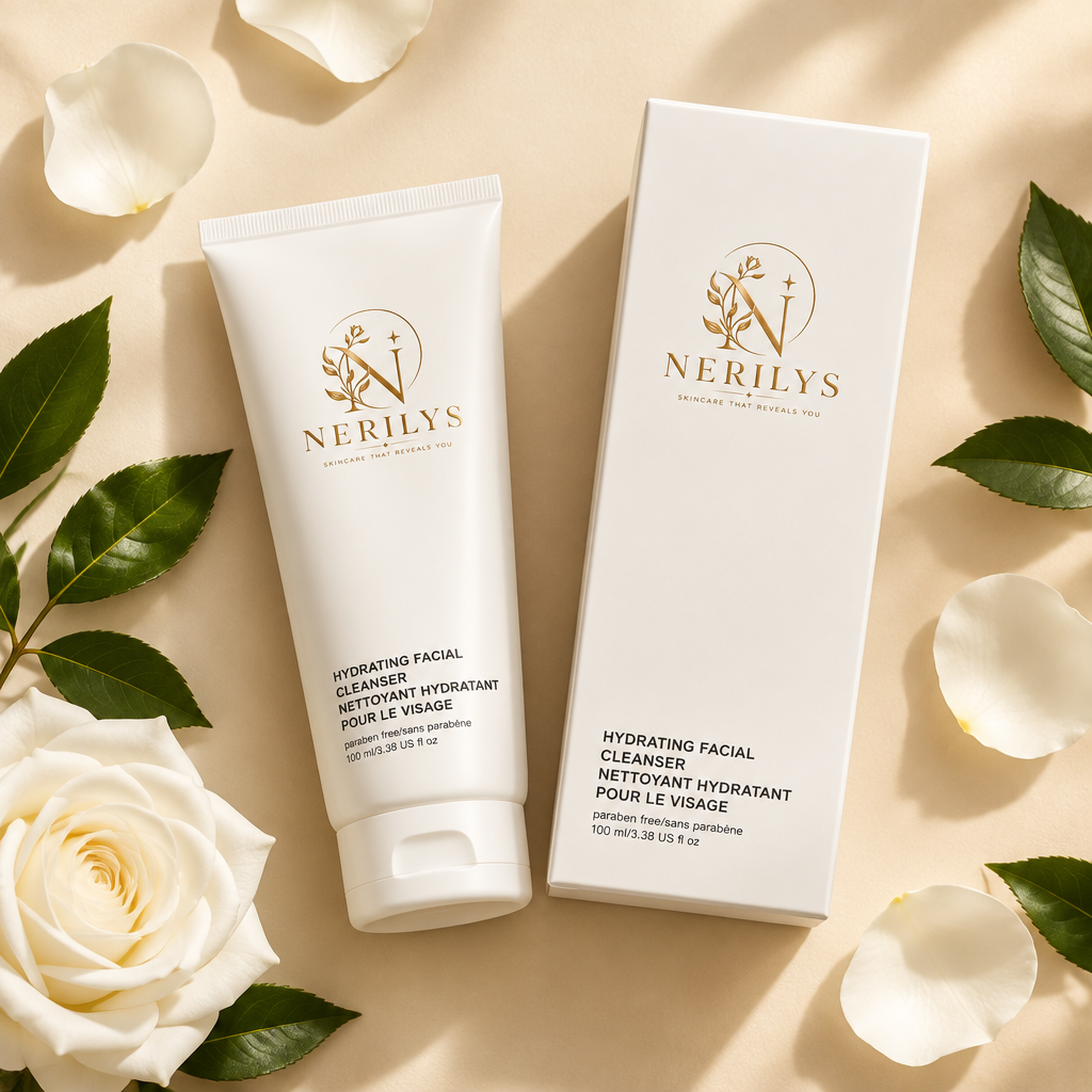 Hydrating Facial Cleanser Flat Lay