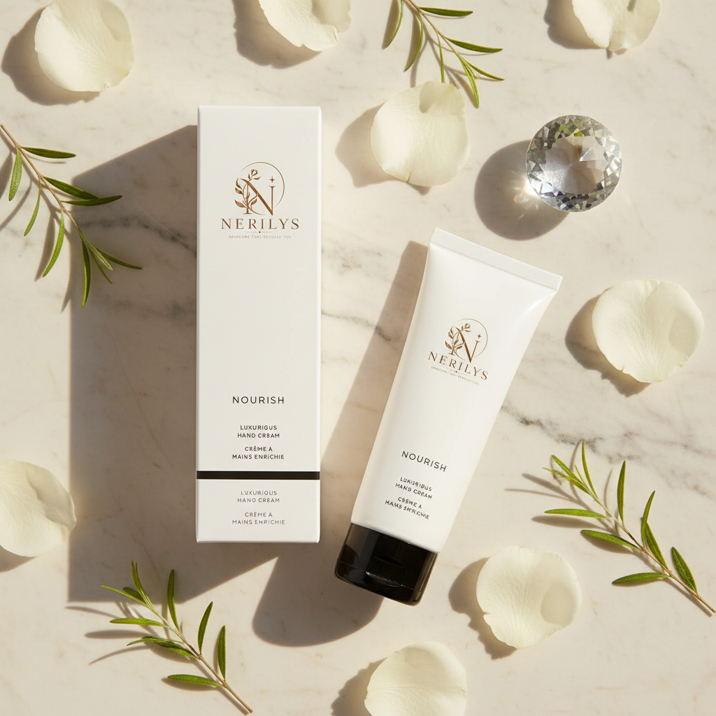 Nourish Hand Cream Flat Lay